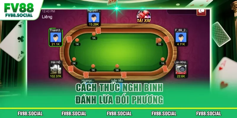 Cách thức nghi binh đánh lừa đối phương