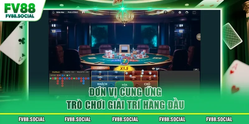 Đơn vị cung ứng trò chơi giải trí hàng đầu