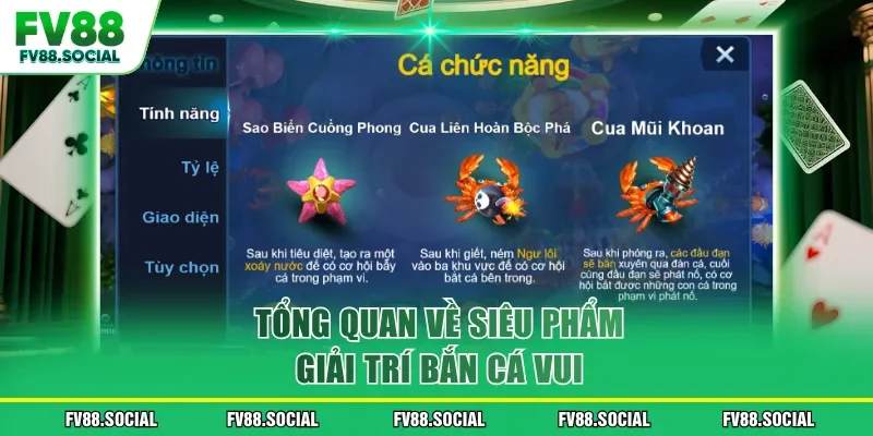 Tổng quan về siêu phẩm giải trí Bắn Cá Vui